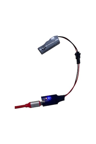 Type C Girişli 3.7 Volt Oyuncak Araba Pil Şarj Cihazı 7521 mavi