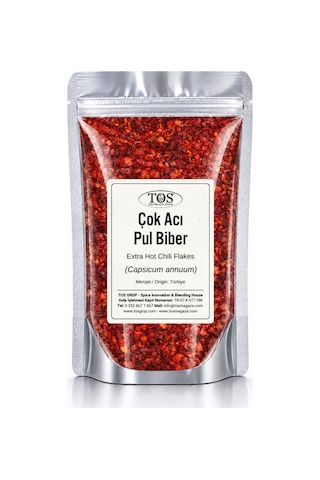 Çok Acı Pul Biber 50 gr (1. Kalite) Capsicum annuum / Extra Hot Chili Flakes