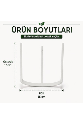 2 Adet Bitki Destek Halkası Bitkileriniz İçin Pratik Destek