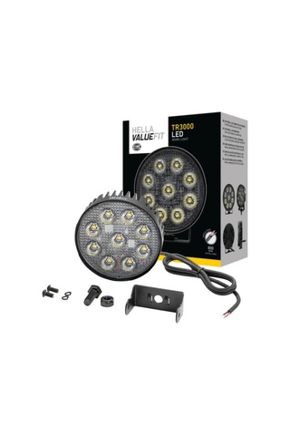 Hella Led-çalışma Farı Tr3000-12/24v - 3000lm - Montaj/vidalanmış - Hareketli Montaj Barı - Yakın Alan Aydınlat