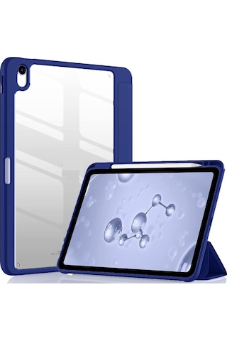 Apple Uyumlu iPad, Air 11inç M2 2024 Kılıf Grafiti Şeffaf Kalem Bölmeli A2902 A2903 A2904