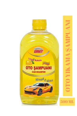 Oto Şampuanı Limon Kokulu 500 Ml Araba Şampuanı Araba Yıkama