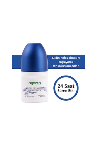 Agarta Ter Kokusu Önleyici 24 Saat Etkili Beyazlatıcı Erkek Fresh Sensatıon Roll-on 50 ML