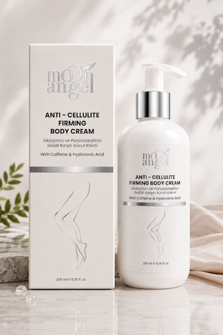 Selülit Karşıtı Krem Sıkılaştırıcı Ve Pürüzsüzleştirici Vücut Kremi Caffeine Hyaluronic Acid 200 Ml