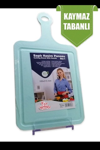 Kesme Tahtası Kaydırmaz Plastik Kesme Sunum Tahtası Pratik Kesim Panosu 165x315 Mm Royaleks-fr-105 Çok Renkli
