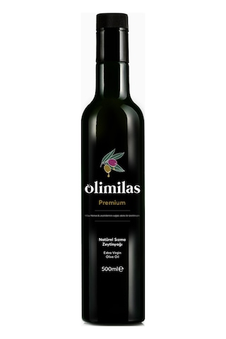 Premium Natürel Sızma Soğuk Sıkım Zeytinyağı 500 ML 0,2 Asit 500 Polifenol Yeni Hasat Milas Yöresi