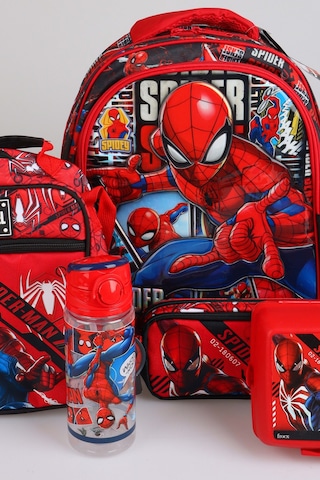 X Dekomus Lisanslı Spiderman Gamevers Collection Okul,kalem Ve Termoslu Beslenme Çantası,beslenme Kabı,matara Seti 165-Koyu Yeşil