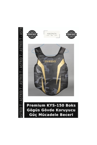 Premium Kys-150 Boks Gögüs Gövde Koruyucu Güç Mücadele Beceri
