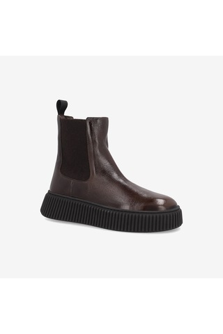 Chocolate Bot Kadın 40s5 Frau Ortıseı Chelsea Boot Wıth Platform Kahverengi