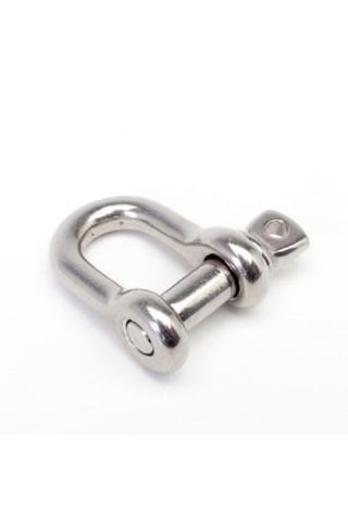 2'li Zincir Kilidi. 10mm. Paslanmaz Krom