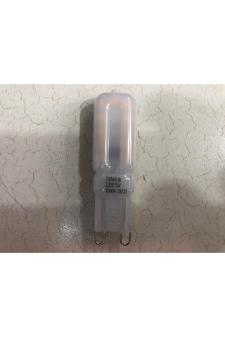 5 Adet Osaka 5w 40w 380 Lümen G9 Buzlu Led Lamba 3000 Kelvin Sa