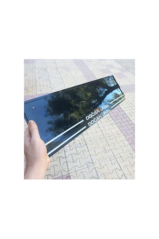Pleksi Plakalık Takım 2 Ad. - App Ve Normal Plaka İçin Alt Üst Pleksi Plakalık - Tüm Araçlara Uyumlu - 577720394