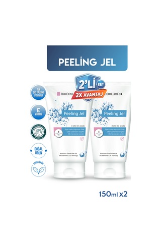 Doğal Arındırıcı Ve Siyah Nokta Temizleyici Peeling Jel 150 Ml 2'li Set