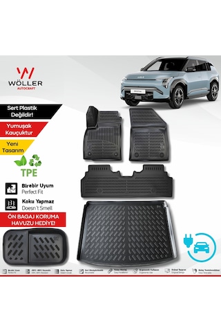 Kia Ev3 Paspas Bagaj Havuzu Set 2024 Sonrası Uyumlu 3d Wöller Ultraflex Set Kia Ev3 Paspas Bagaj Havuzu Set 2024 Sonrası Uyumlu 3d Wöller Ultraflex Set