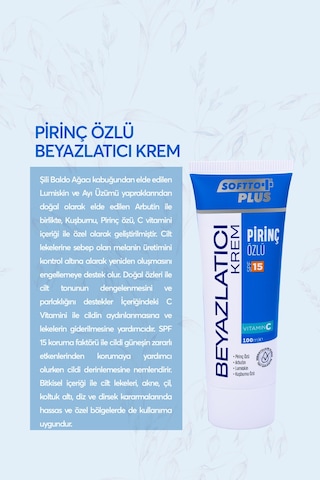Mustore - Pirinç Özlü Beyazlatıcı Krem