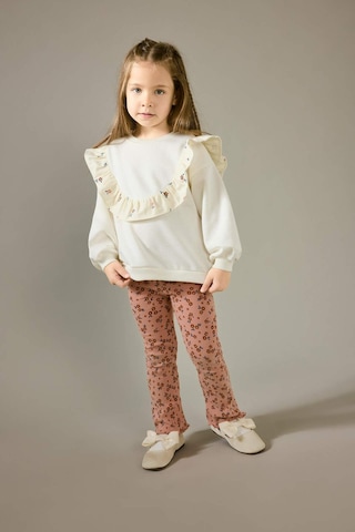 Defacto Kız Bebek Çiçekli Fitilli Kaşkorse Tayt G6841a525cwpn10 Pembe-pn10