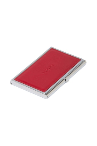 Tergan Kırmızı Hakiki Deri Unisex Kredi Kartlık - S1kk00000195-c71 Kırmızı-rustıc