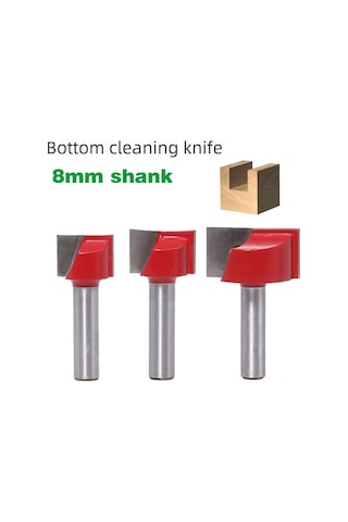 Xiyyadms Ahşap İşleme 8mm Temizleme Ucu: Keskin Bıçaklı, Dayanıklı Malzeme İle Keskin Ve Hassas Kesimler, Tahta Taban Ve Kenar İşlemleri İçin Uygun