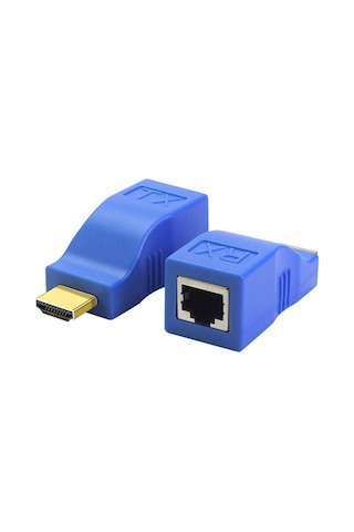 30m Hdmi Extender 4k-2k Hdmı Uzatma Aparatı 3d 1080p - Cat5e Cat6 Hdmı Uzatıcı - 30mt 1080p Görüntü