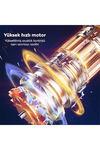 Ally ST-6644 Portatif Vakumlu Üflemeli Mini Araç Süpürgesi Siyah