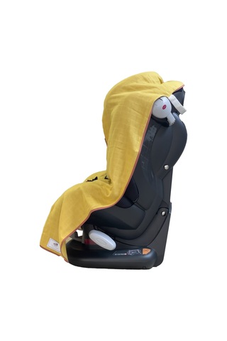 Ezh Collection 4010 Bebek Müslin Oto Koltuğu Kılıfı Hardal