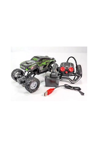 Ethem Oyuncak Rock Crawler Colorful Cool Lights Uzaktan Kumandalı Araba Lh-c026 Yeşil