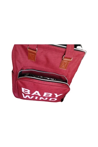 Mygeppetobag Anne Bebek Bakım Sırt Çantası Bordo