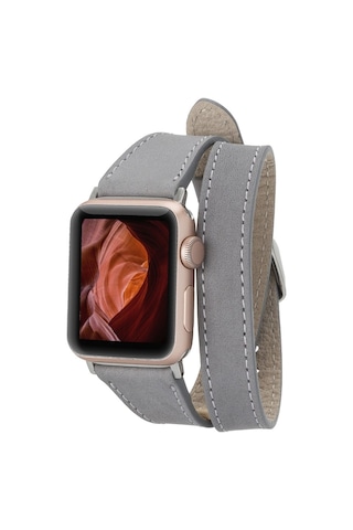 Apple Watch Uyumlu Deri Kordon 42-44-45mm Slim Dtquarst9