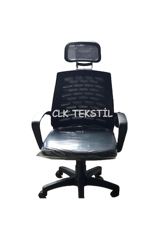 Clk-06 Clk Başlıklı Fileli Ofis Bilgisayar Makam Müdür Koltuğu Sandalesi (486220805)