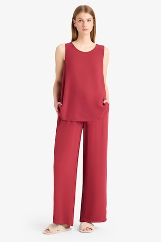 Defacto Regular Fit Esnek Belli Bağcıklı Plaj Pantolonu-fall İn Love D9763ax25smbr285 Bordo