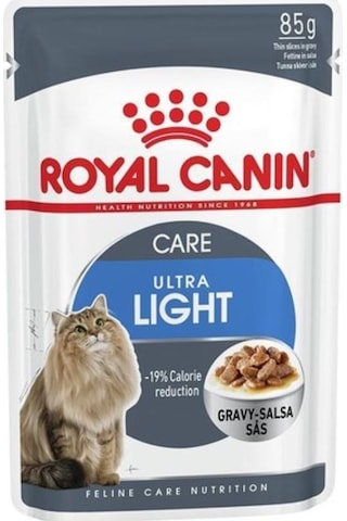 Royal Canin Ultra Light Gravy Pouch Yetişkin Kedi Maması 85 G