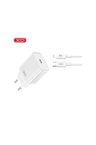 Özel Seri Güç Ünitesi Cihaz Dolumu Ce15 Eu 20w Pd Hızlı Şarj Adaptörü Ve Type-c To Lightning Kablo