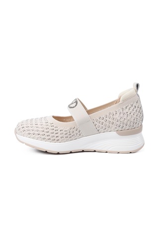 Guja 305 2 26ya Kadın Sneaker Günlük Ayakkabı Bej