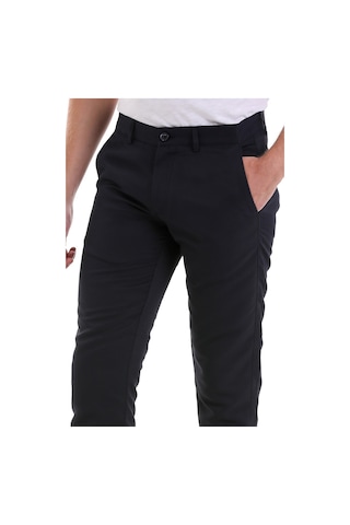 Hatemoğlu Lacivert D. Slim Fit Desenli Yandan Cep Kanvas Pantolon Lacivert