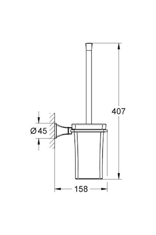 Grohe Grandera Tuvalet Fırçalığı Banyo Aksesuarı - 40632000