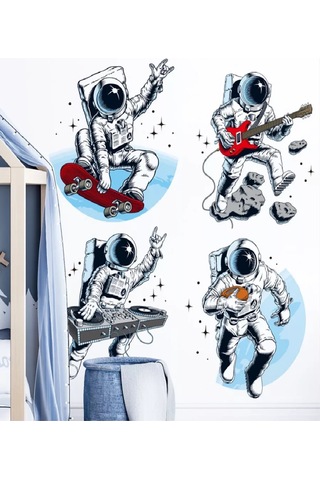 Brightnest Duvara Yapıştırılan İç Mekanastronot Duvar Çıkartmaları 206809451 Beyaz