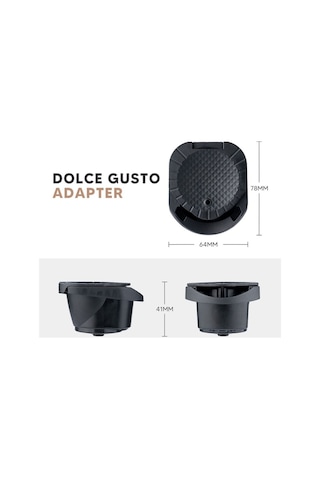 Dinosaurs Nespresso Kapsülleri Için Adaptör Dolce Gusto Crema'yı Dönüştürün 1 Adet