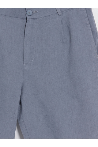 Lcw Vision Mavi Regular Fit Keten Karışımlı Erkek Şort