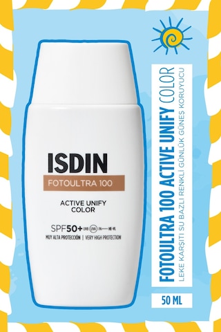 Isdin Fotoultra 100 Active Unify Fusion Fluid Color SPF50+ 50 ML