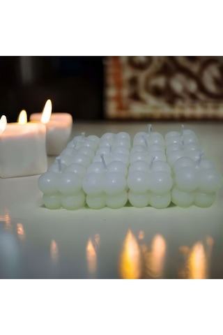 Bernami Mum Pinterest 12'li Mini Buble Kokulu Mum Seti Diğer