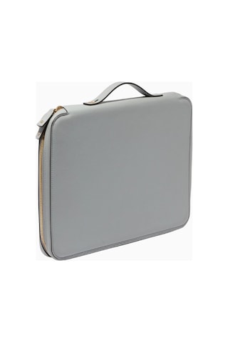Montroi Laptop Case 13" Deri Kılıf Şık Ve Dayanıklı Tasarım Unisex Çanta Notebook Çantaları Gri