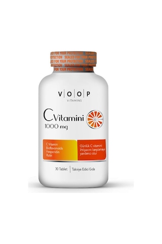 VOOP Vitamin C 1000 mg 30 Tablet 3 Adet