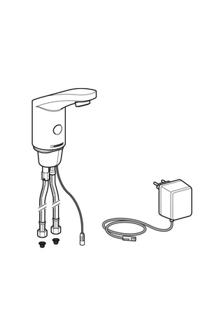 Geberit 116.145.21.1 Type185 Çift Su Girişli Elektrikli Fotoselli Lavabo Bataryası