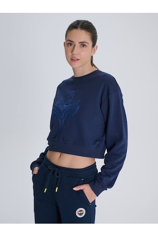 Fenerium Kadın Trend Palamut Logolu Sweat Fb Laci Yeni