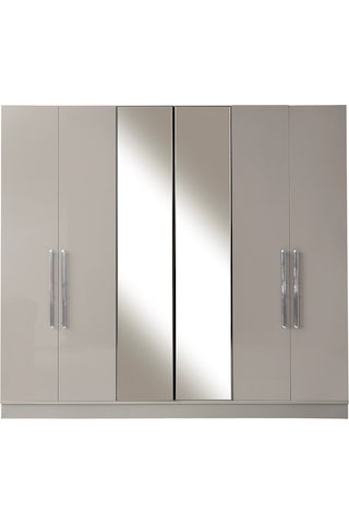Hazal Mdf 6 Kapılı Dolap