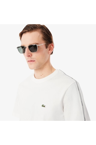 Lacoste Th0888-70v Erkek Tişört Beyaz