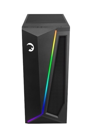 Gamepower Dark Side 1X120Mm Argb Fan Argb Led Bar Temperli Kasa