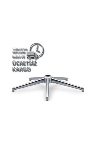 Poligonofis Ofis Koltuğu Krom Yıldız Ayak Büro Koltuğu Krom Ayak Metal Ayak