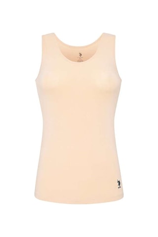 U.S. Polo Assn. U.s Polo Assn. 66005 Kadın Kalın Askılı Atlet-ten Ten