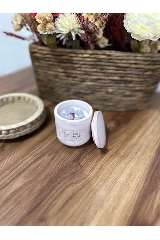 Adaçayı Kokulu Dekoratif %100 Soya Wax Beton Mum